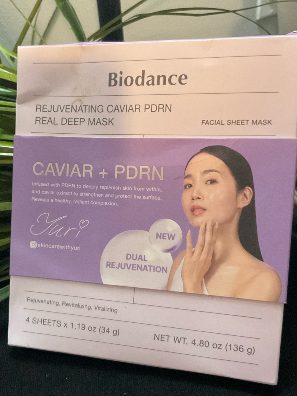 Biodance Rejuvenating Caviar PDRN Real Deep Mask — Sheet Masks (4-Pack)
